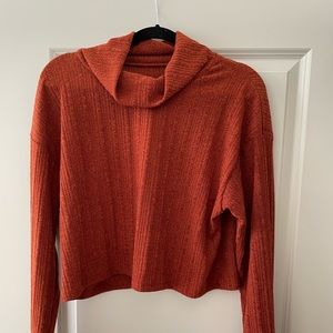 Rustic orange sweater